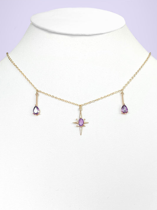 Violet Starlight Necklace