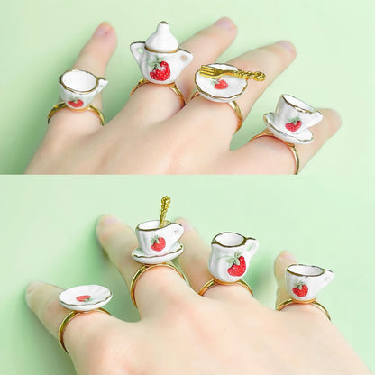 Tea Party Ring Set