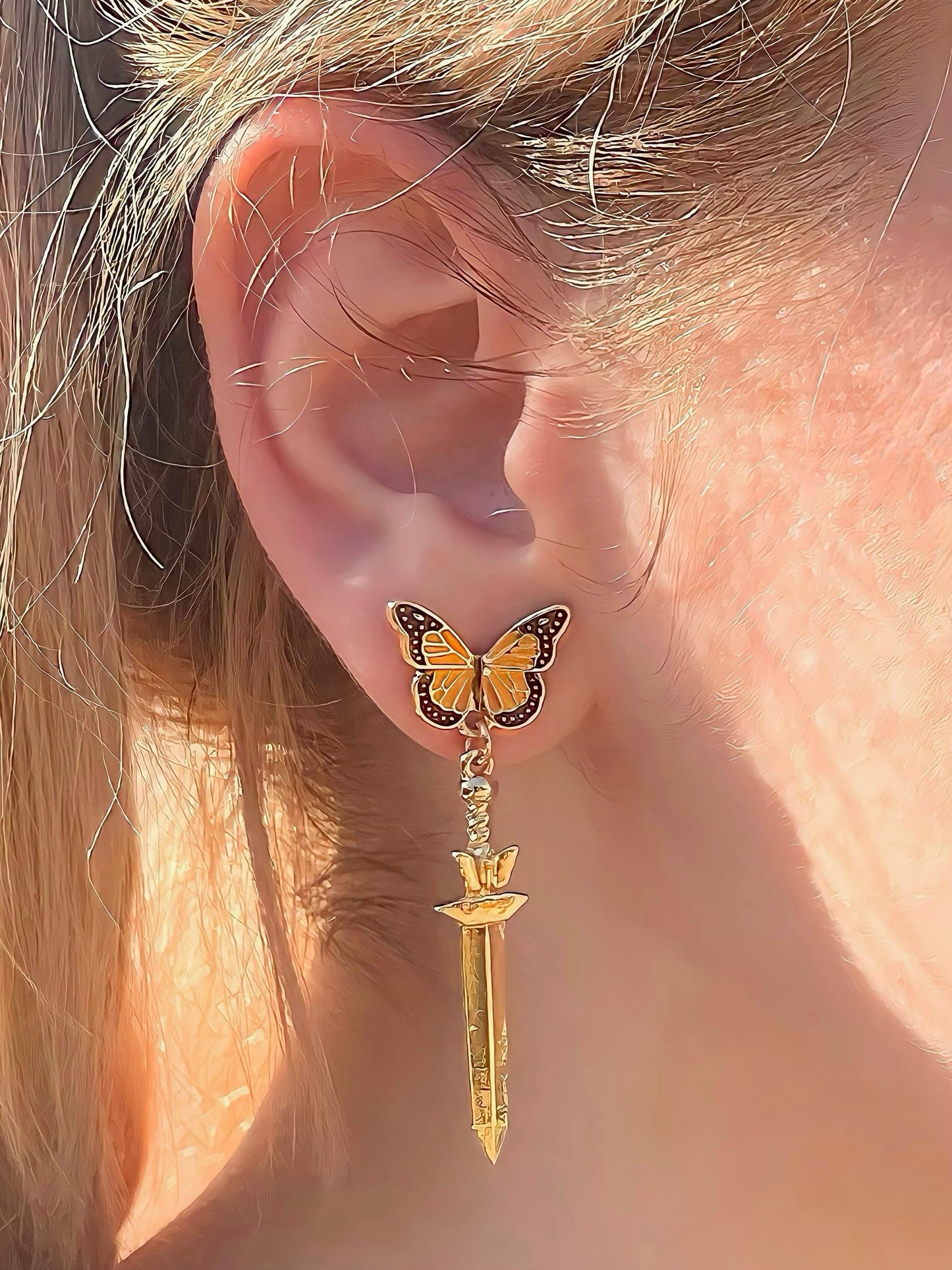Butterfly Blade Earrings