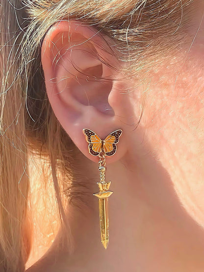 Butterfly Blade Earrings